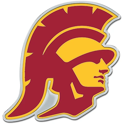 WinCraft USC Trojans Colored Chrome Auto Emblem