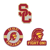 Ensemble de pin de collection WinCraft USC Trojans en trois pièces