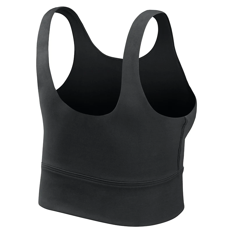 Women's Nike  Black USC Trojans Performance Longline Sports Bra