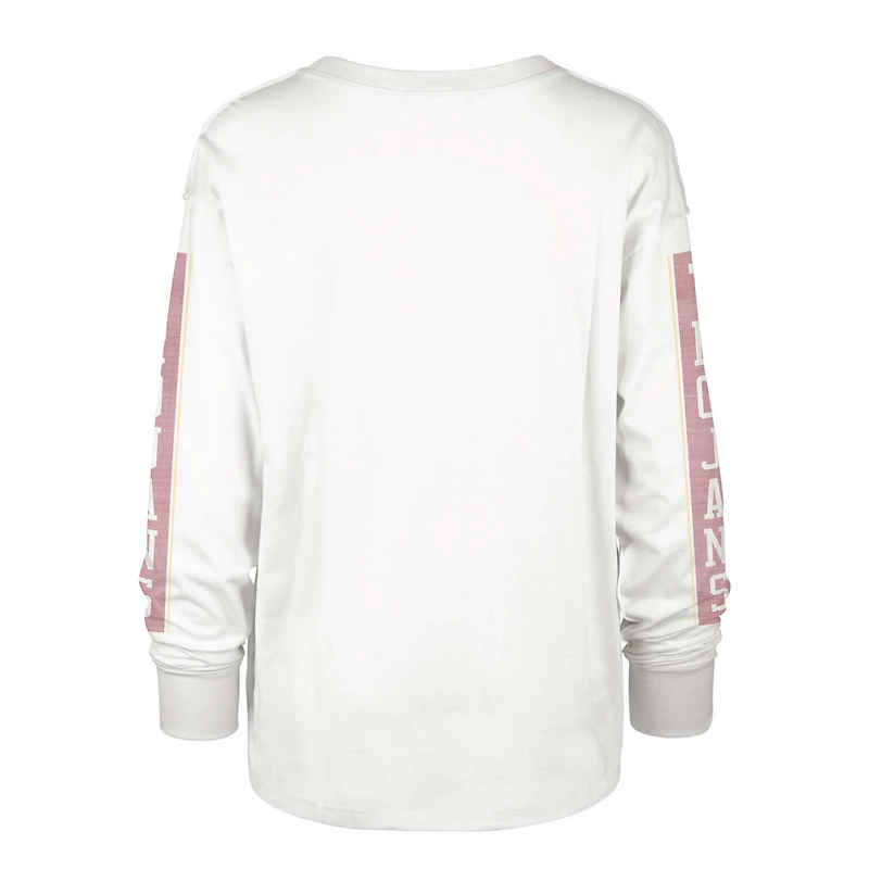 Women's '47 Cream USC Trojans Statement SOA 3-Hit Long Sleeve T-Shirt