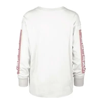 Women's '47 Cream USC Trojans Statement SOA 3-Hit Long Sleeve T-Shirt