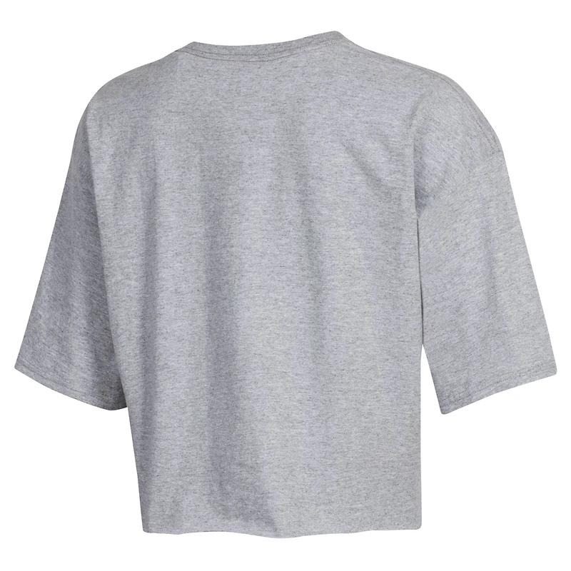 T-shirt court Champion USC Trojans Boyfriend pour femmes, gris