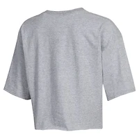 T-shirt court Champion USC Trojans Boyfriend pour femmes, gris