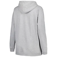 Pull à col cranté Heart & Soul Champion Heather Grey USC Trojans grande taille pour femmes