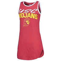 Chemise de nuit Concepts Sport Cardinal USC Trojans Tank pour femme