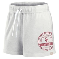 Women's Fanatics Oatmeal USC Trojans Win Badge Shorts