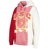 Sweat à capuche color block Gameday Couture Cardinal USC Trojans Hall of Fame pour femme