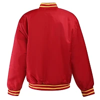 Women's Hype and Vice Cardinal USC Trojans A-Game Varsity Full-Snap Jacket