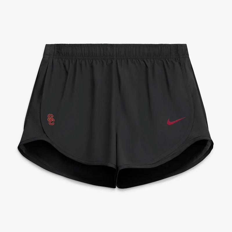 Short Nike USC Trojans Tempo Dri-FIT noir pour femme