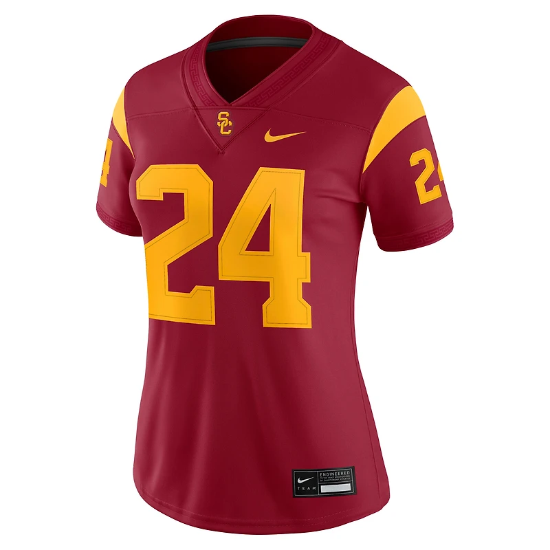 Maillot de match Nike #24 Cardinal USC Trojans pour femme