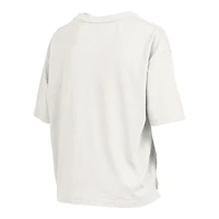 Women's Pressbox White USC Trojans Plus Nelson Motley Crew Oversized Slub T-Shirt