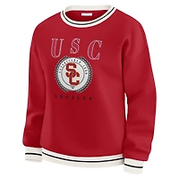 Sweat-shirt pour femme WEAR by Erin Andrews Cardinal USC Trojans Seal