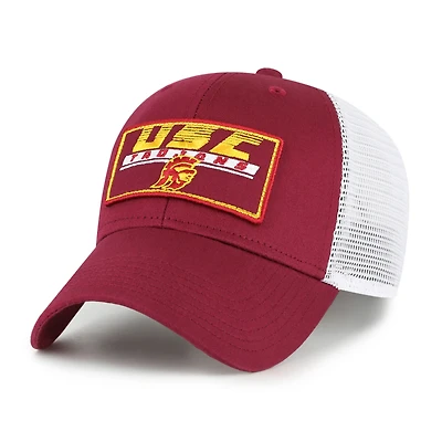 Youth '47 Cardinal/White USC Trojans Levee Trucker Adjustable Hat