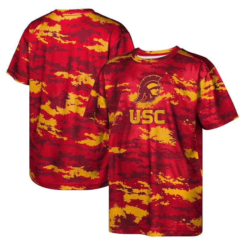 T-shirt sublimé pour jeunes Cardinal USC Trojans Scrimmage