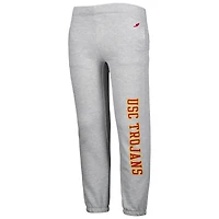 Youth League Collegiate Wear Heather Grey USC Trojans Essential Pantalon