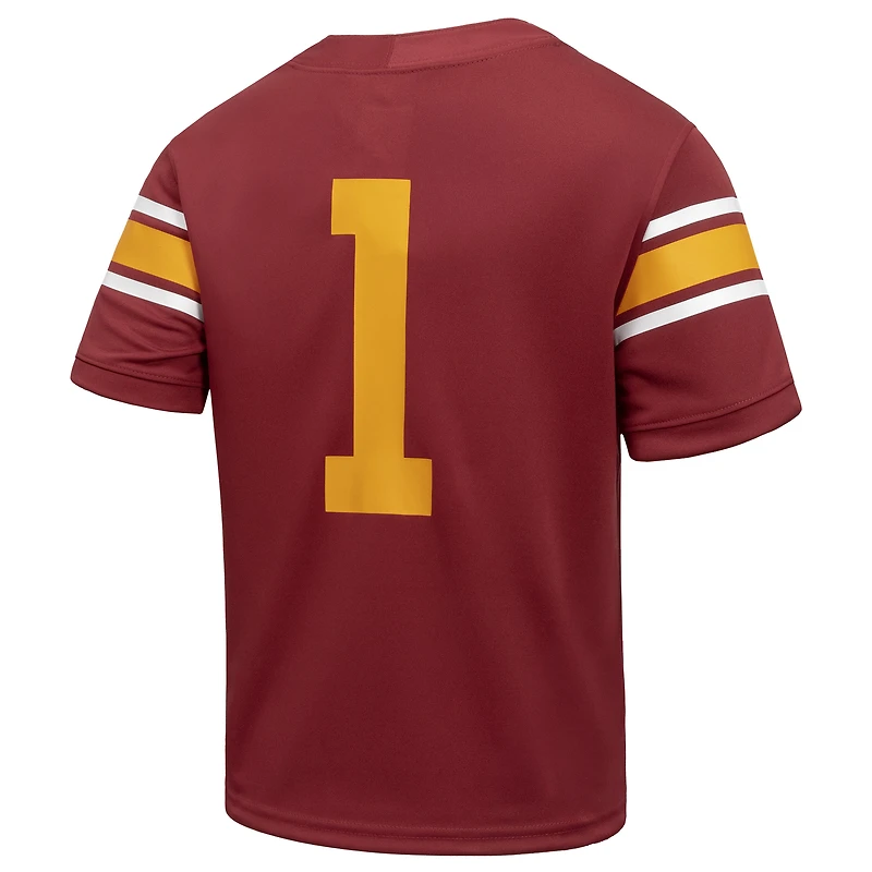 Maillot de football alternatif intouchable pour jeunes Nike #1 Cardinal USC Trojans