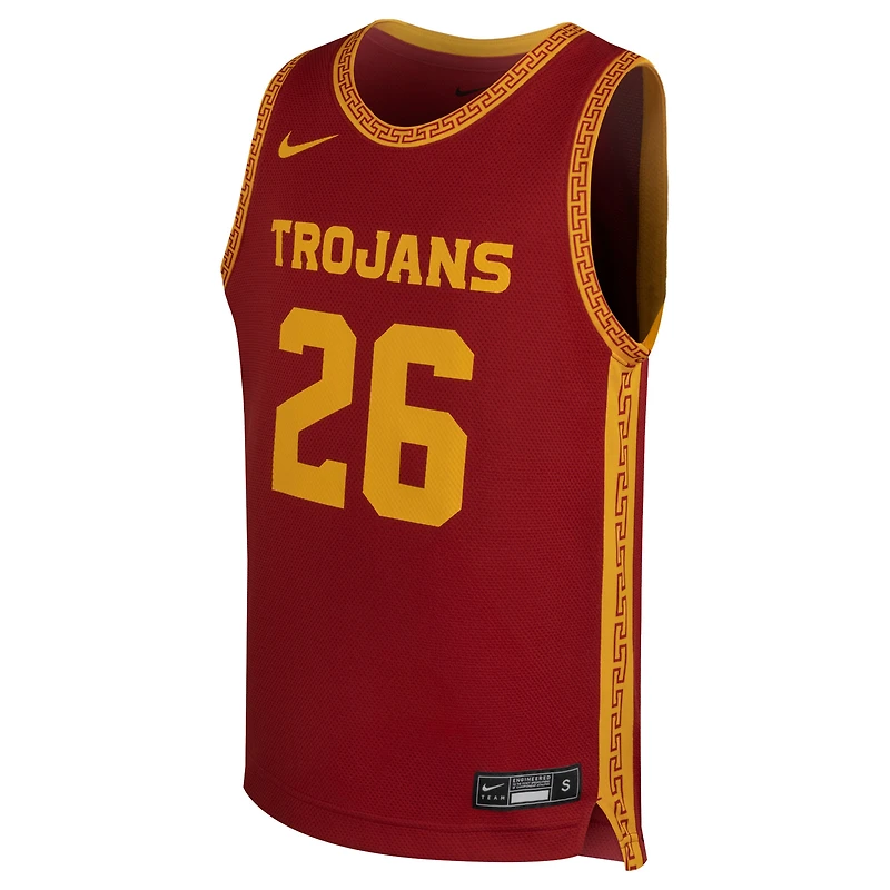 Youth Nike #26 Cardinal USC Trojans Replica Basketball Jersey