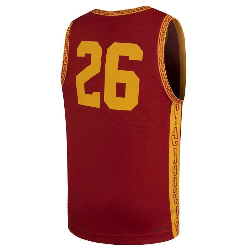 Maillot de basketball réplique Nike pour enfant n° 26 Cardinal USC Trojans