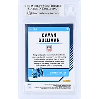 Carte de recrue autographiée de Cavan Sullivan (USMNT) 2024-25 Panini Donruss Optic Rated n° 184, authentifiée par Beckett Fanatics Witnessed