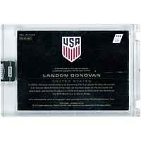 Landon Donovan USMNT Autographed 2018 Panini Eminence Soccer Crown Jewels Dual Diamond Gem #CJ-LD #2/10 Card with "USA" Inscription