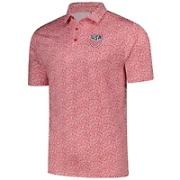 Polo rouge Antigua USMNT Field Ditsy pour homme