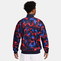 Veste Nike bleu marine USMNT 2025 Academy Pro Performance Anthem entièrement zippée pour homme