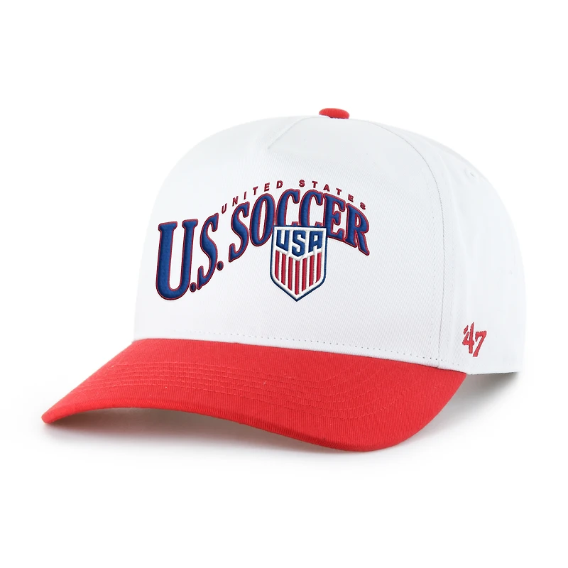 Men's '47 White/Red USMNT Wave Hitch Adjustable Hat