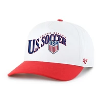Men's '47  White/Red USMNT Wave Hitch Adjustable Hat