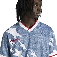 Men's adidas Blue USA 1994 Denim Graphic Fashion Jersey