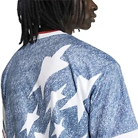 Men's adidas Blue USA 1994 Denim Graphic Fashion Jersey