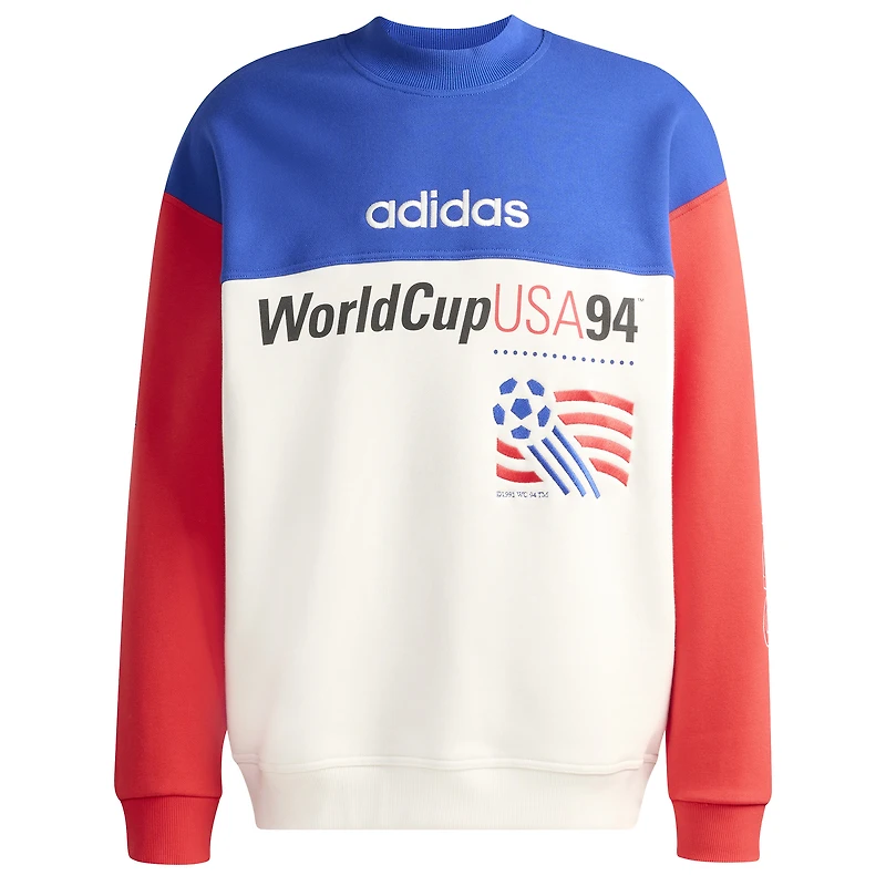 Men's adidas Royal/White USMNT 1994 World Cup Graphic Sweatshirt