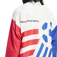 Veste de survêtement zippée adidas blanche pour homme, édition spéciale USMNT Coupe du Monde 1994