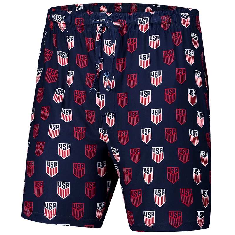 Ensemble de 2 shorts Concepts Sport USMNT Record pour hommes, bleu marine