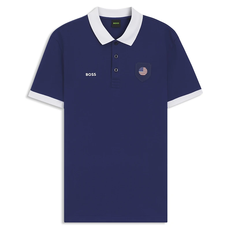 Men's Hugo Boss Blue USA Lux Paddy Polo