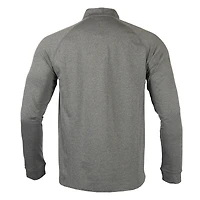 Men's Levelwear  Heather Charcoal USMNT Calibre Quarter-Zip Pullover Top