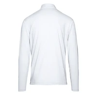 Men's Levelwear White USMNT Asher Quarter-Zip Pullover Top