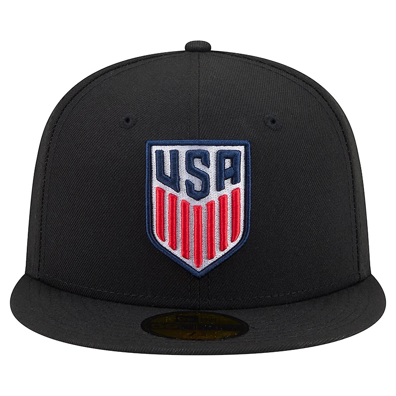 Men's New Era Black USMNT 59FIFTY Fitted Hat