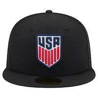 Men's New Era Black USMNT 59FIFTY Fitted Hat