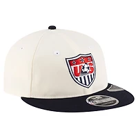Casquette ajustable New Era USMNT Retro-Crown 9FIFTY crème pour homme