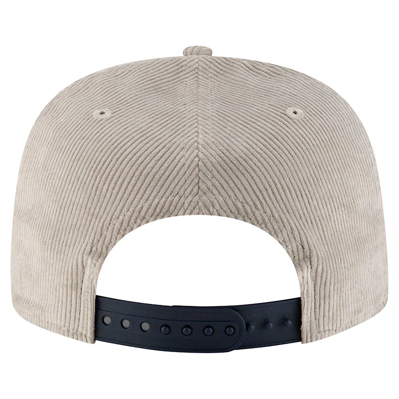 Casquette ajustable de golf en velours côtelé USMNT grise New Era pour homme