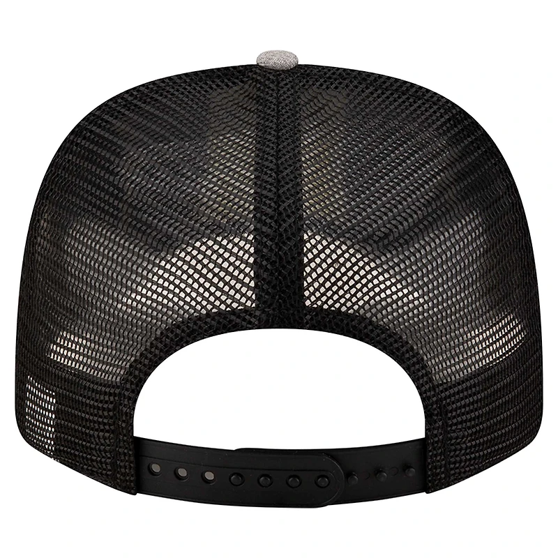 Casquette ajustable extensible à boutons-pression New Era gris chiné USMNT 9SEVENTY COOLERA pour homme
