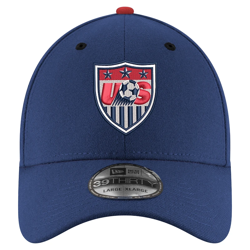 Casquette New Era bleu marine USMNT Retro 39THIRTY Flex pour homme
