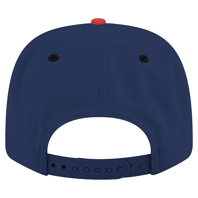 Casquette extensible à boutons-pression New Era bleu marine USMNT Retro 9SEVENTY pour homme