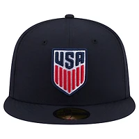 Men's New Era Navy USMNT 59FIFTY Fitted Hat