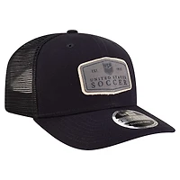 Casquette ajustable extensible à boutons-pression New Era bleu marine USMNT Labeled 9SEVENTY Trucker pour homme