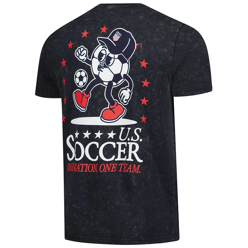 Men's New Era Navy USMNT Old School Sport Washed T-Shirt