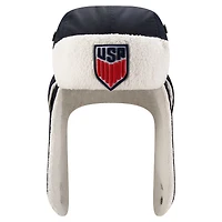 Men's New Era Navy USMNT Trapper Knit Hat