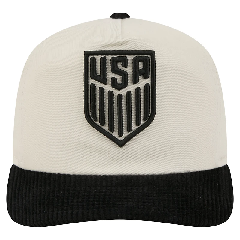 Men's New Era White/Black USMNT 19TWENTY Adjustable Hat