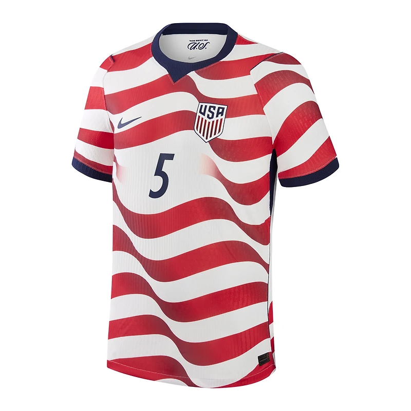 Maillot authentique domicile Nike Antonee Robinson blanc USMNT 2026 pour homme