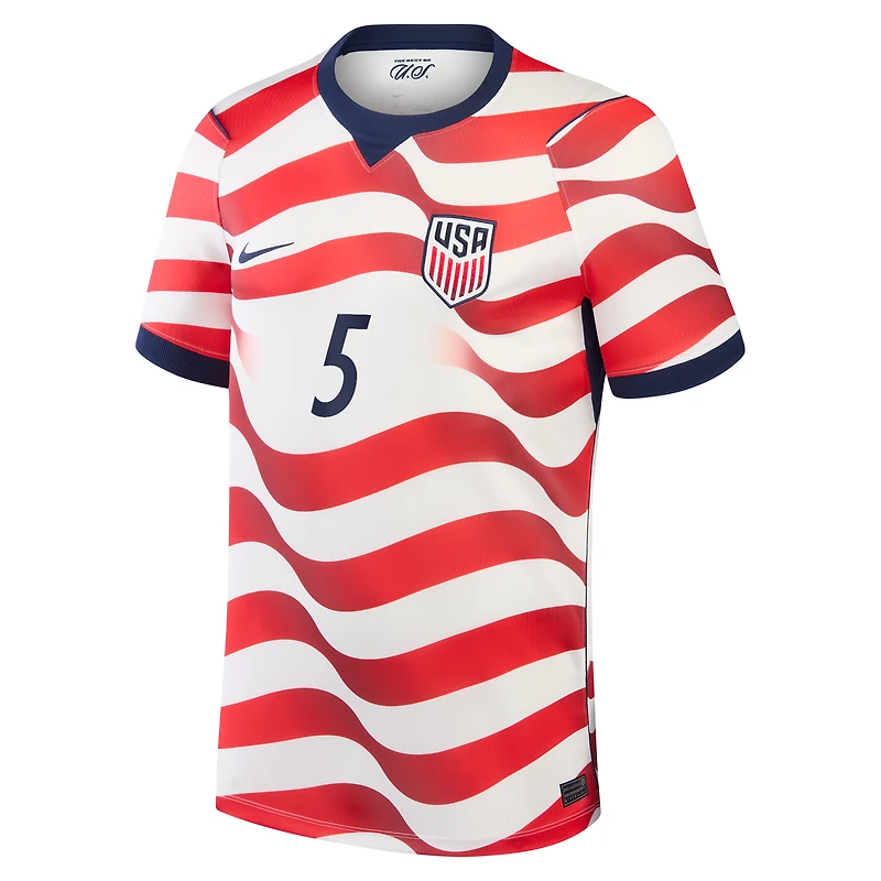 Men's Nike Antonee Robinson White USMNT 2026 Home Stadium Replica Jersey
